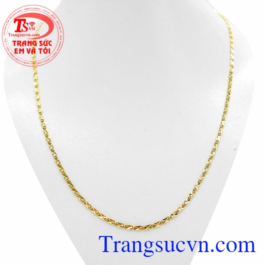 Dây chuyền vàng tây 10K