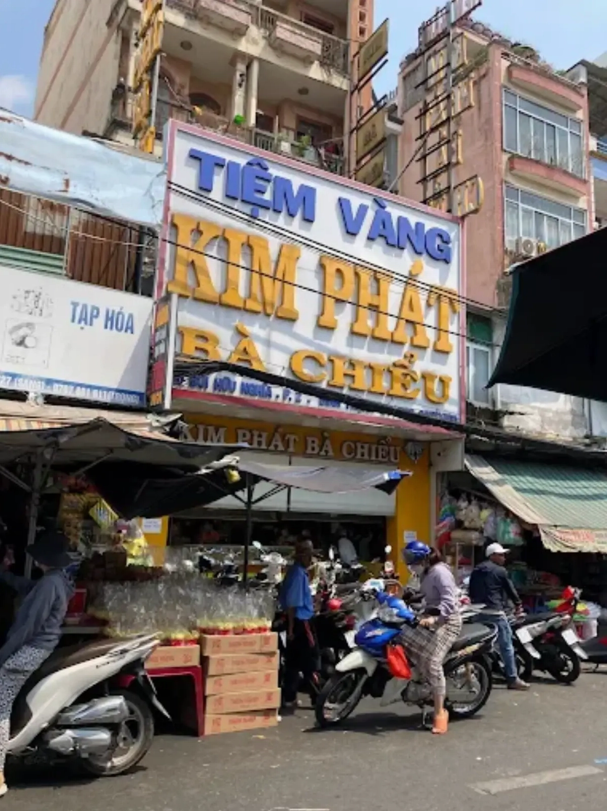 Không gian sang trọng của tiệm vàng Kim Phát Bà Chiểu