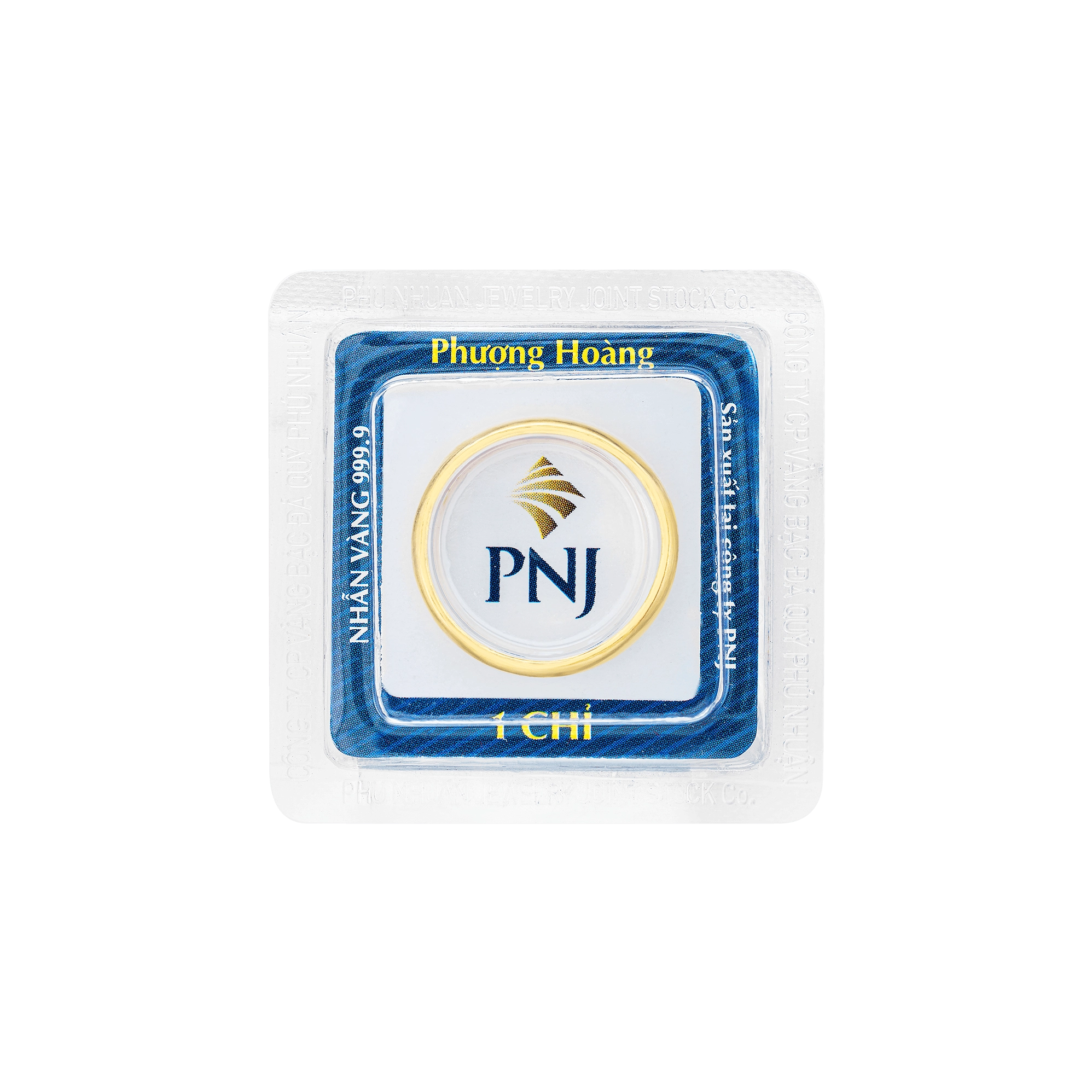 Nhẫn vàng trơn 1 chỉ 24K thương hiệu PNJ
