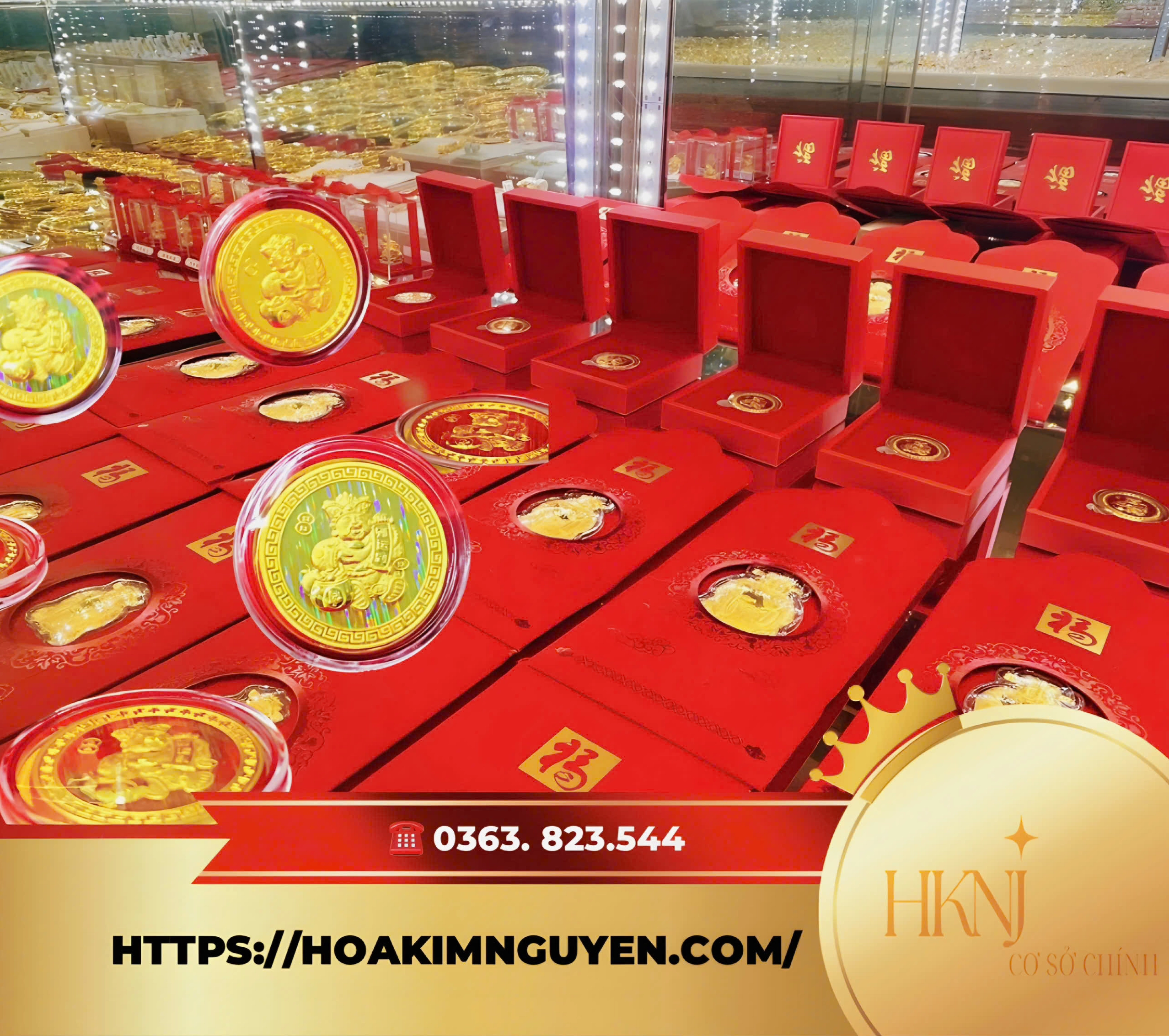 Trang sức vàng tại Hoa Kim Nguyên