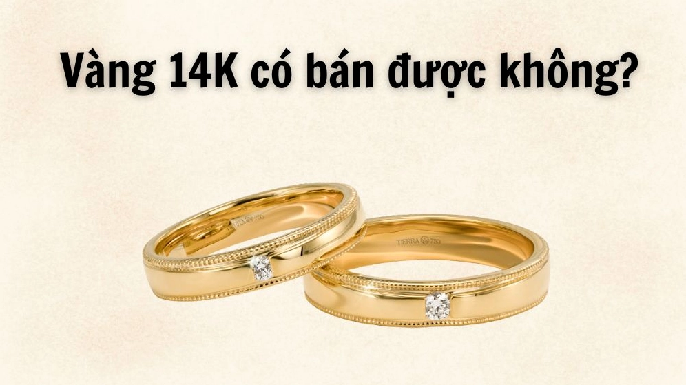 Vàng 14K có thể bán được và có lỗ nhiều hay không